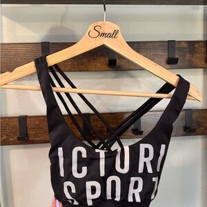 Victoria Secret ~ Black Strappy Sports Bra